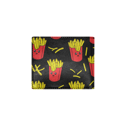 French Fried Pattern Print Design 03 Men's ID Card Wallet