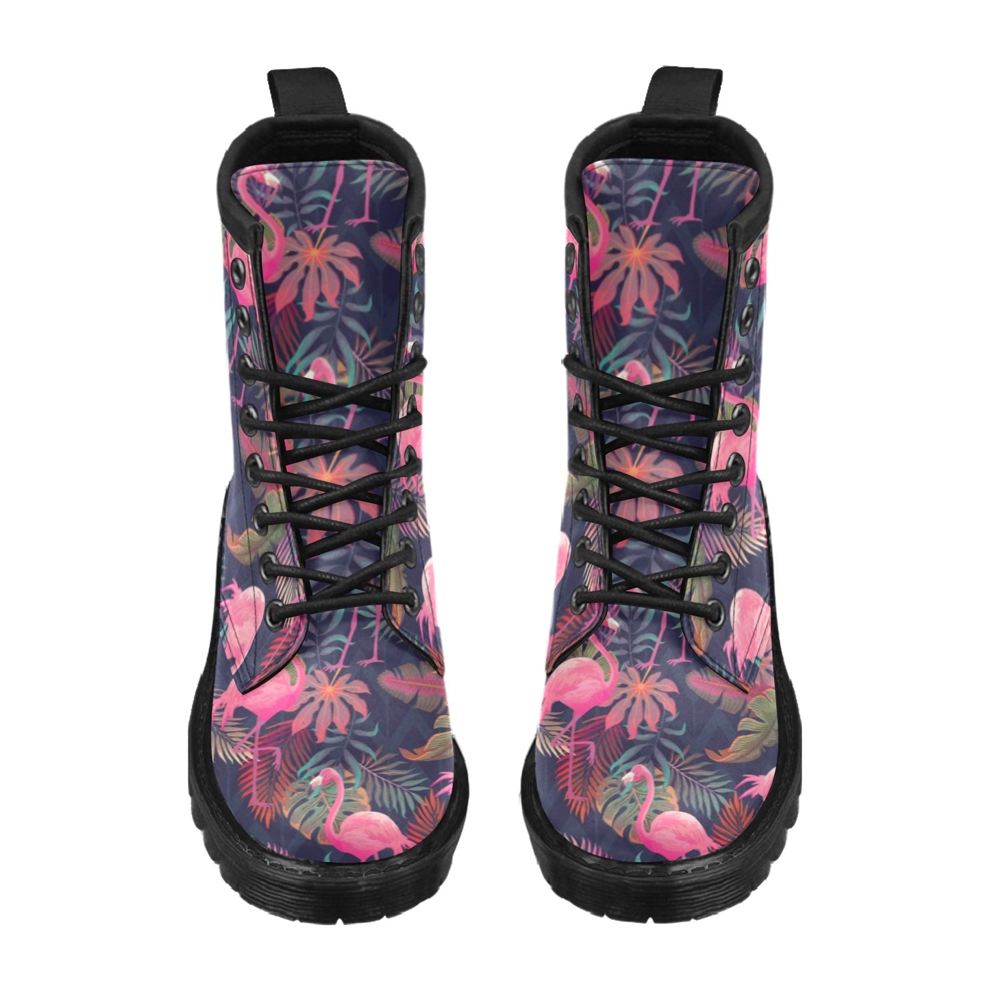 Flamingo Tropical Pattern Women's Boots