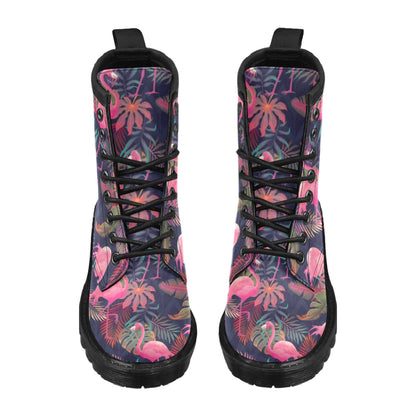 Flamingo Tropical Pattern Women's Boots