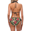 Poinsettia Pattern Print Design POT05 Bikini