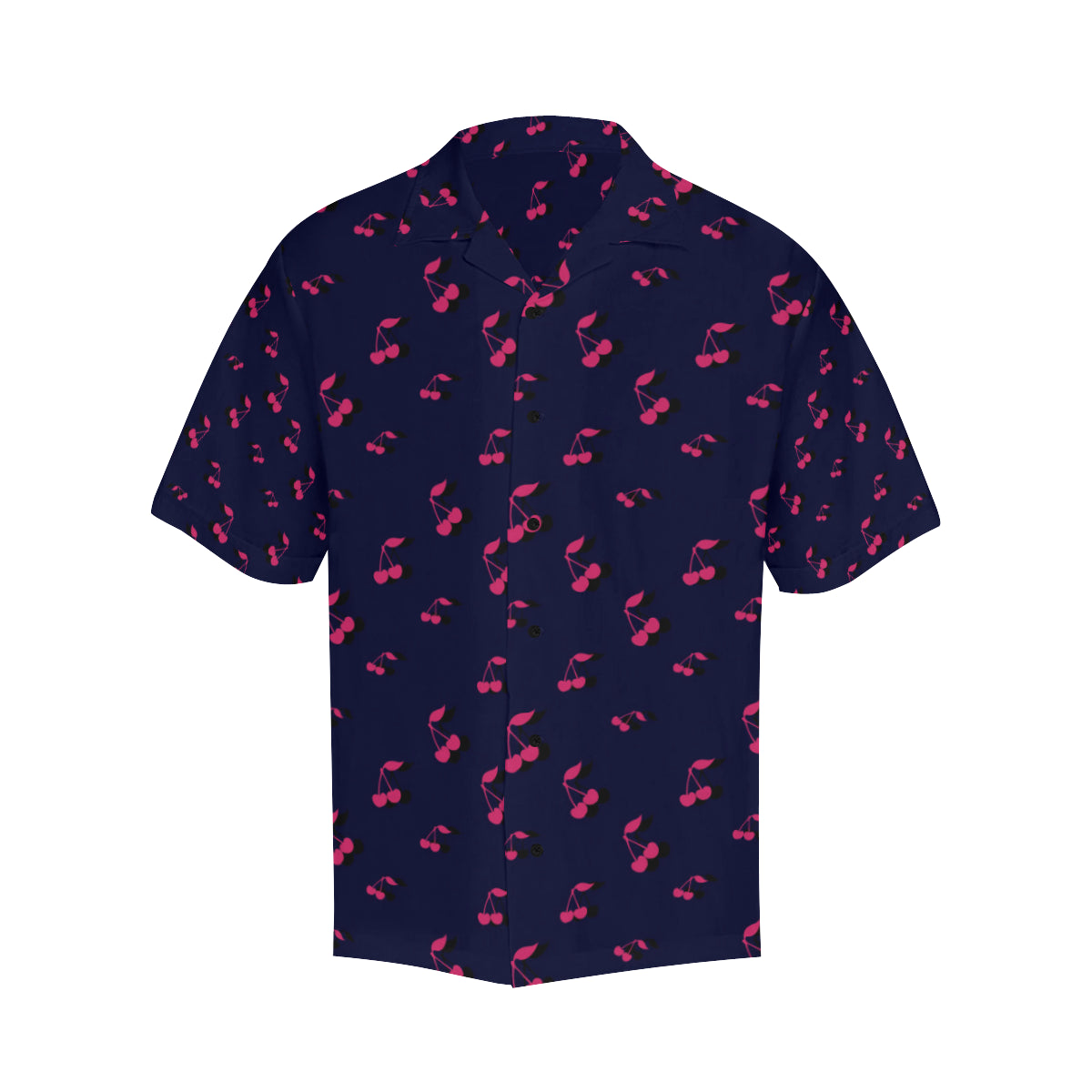 Cherry Pattern Print Design 02 Men's Hawaiian Shirt