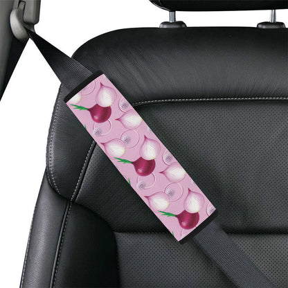 Onion Pattern Print Design A01 Car Seat Belt Cover