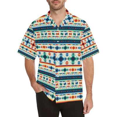 Aztec Pattern Print Design 02 Men's Hawaiian Shirt