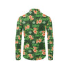 Hibiscus Pattern Print Design HB05 Men's Long Sleeve Shirt