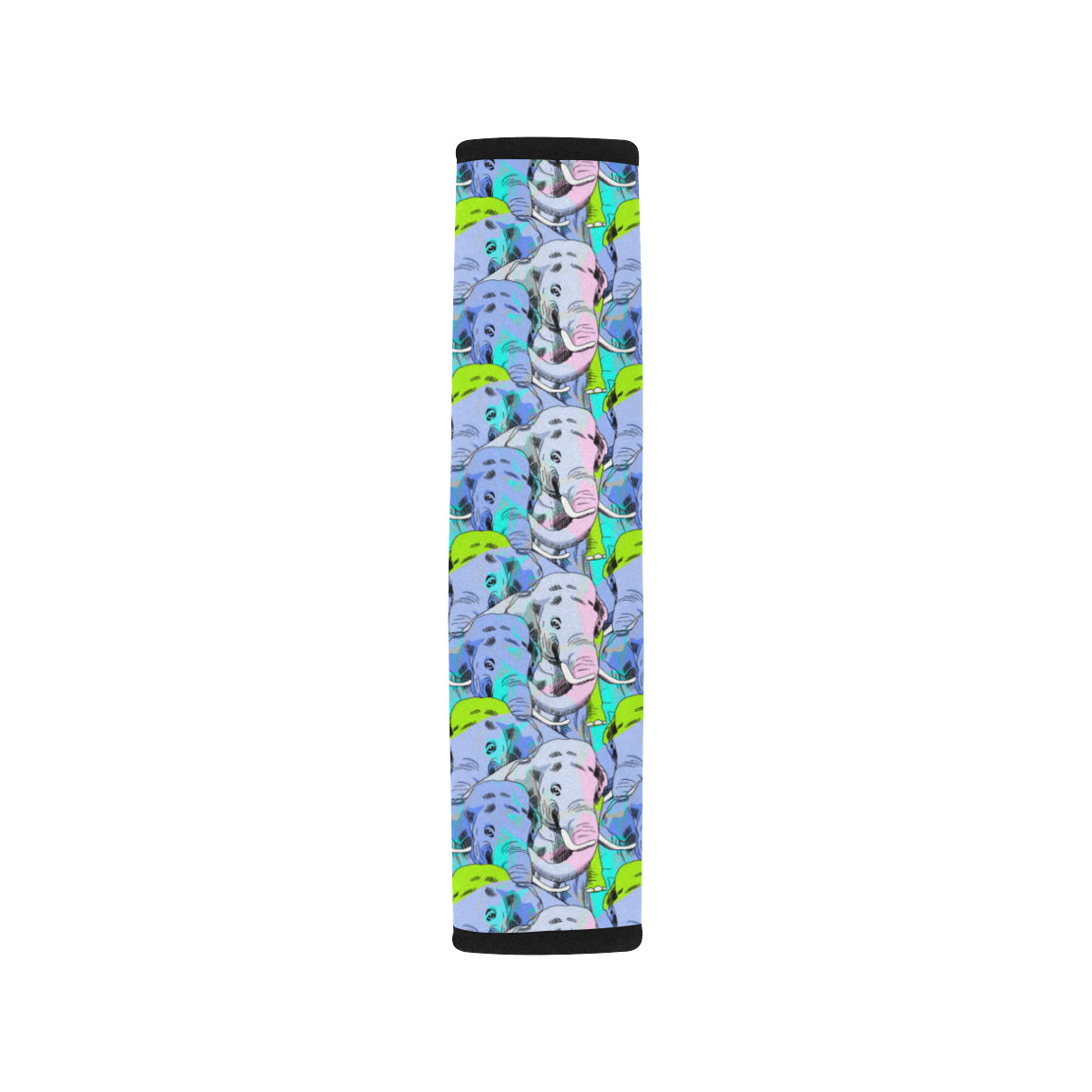 Elephant Art color Print Pattern Car Seat Belt Cover
