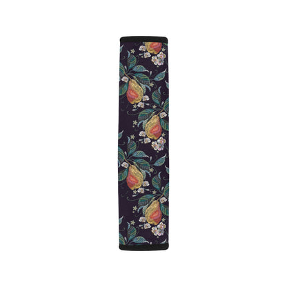 Pear Pattern Print Design PE02 Car Seat Belt Cover