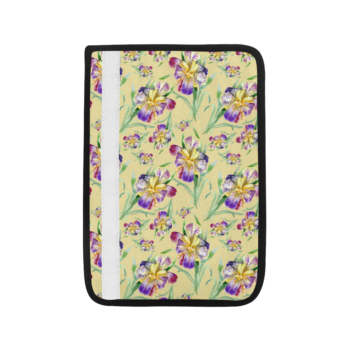 Iris Pattern Print Design IR06 Car Seat Belt Cover