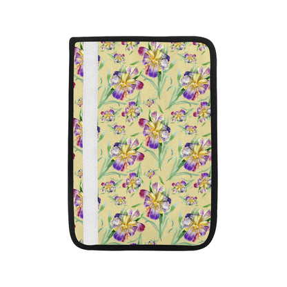 Iris Pattern Print Design IR06 Car Seat Belt Cover