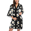 Daisy Pattern Print Design DS02 Women's Short Kimono