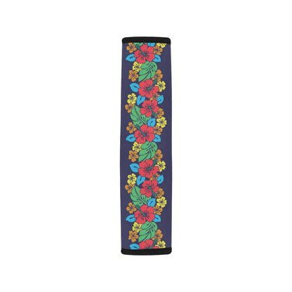 Hawaiian Themed Pattern Print Design H03 Car Seat Belt Cover