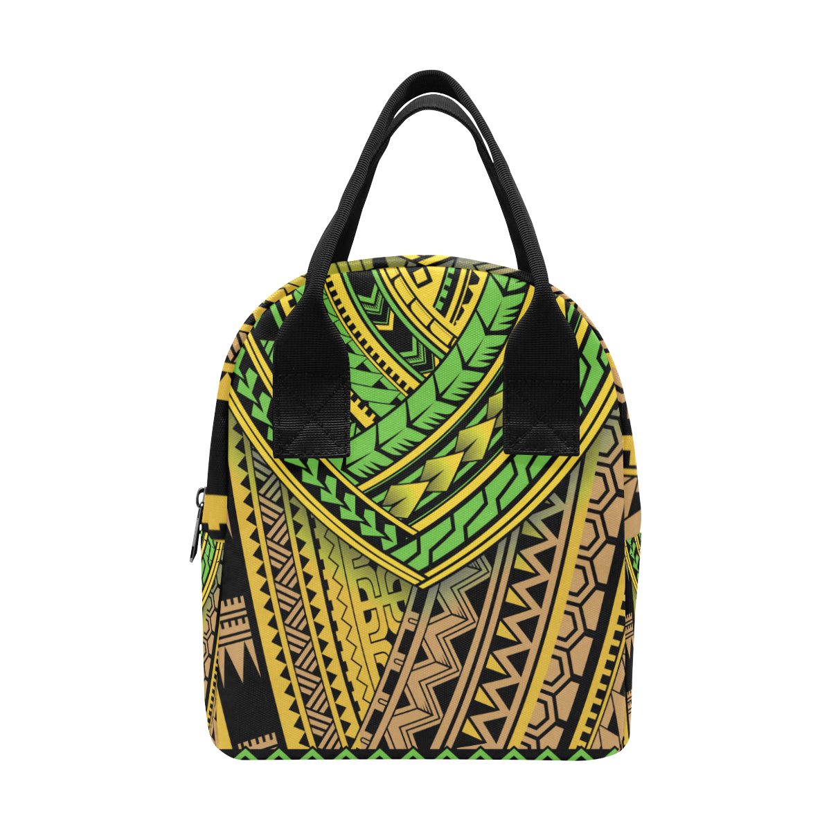 Polynesian Tribal Color Insulated Lunch Bag