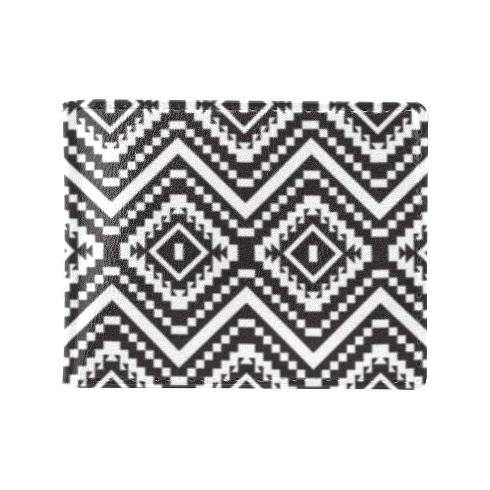 Tribal Pattern Print Design LKS303 Men's ID Card Wallet