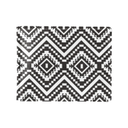 Tribal Pattern Print Design LKS303 Men's ID Card Wallet