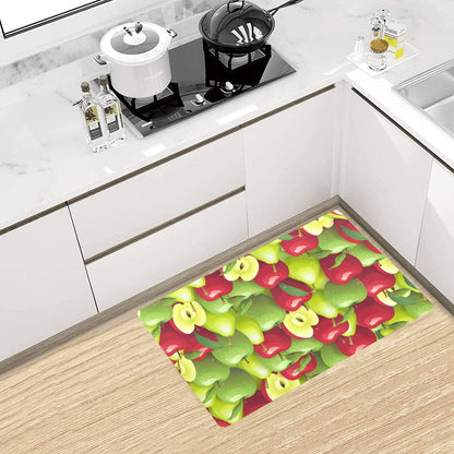 Apple Pattern Print Design AP03 Kitchen Mat