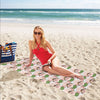 Pig Print Design LKS403 Beach Towel 32" x 71"