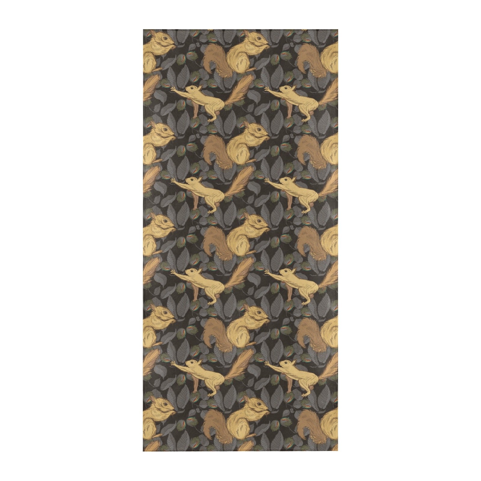 Squirrel Print Design LKS309 Beach Towel 32" x 71"