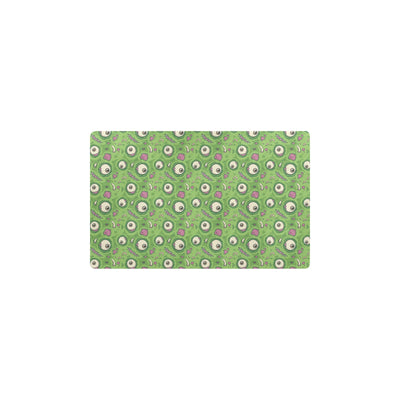 Zombie Eyes Design Pattern Print Kitchen Mat