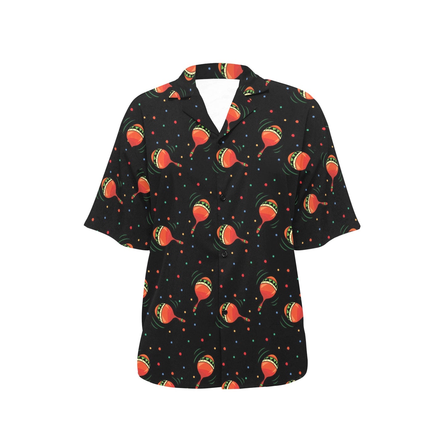 Maracas Pattern Print Design 03 Women's Hawaiian Shirt