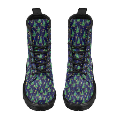 Peacock Art Design Print Women's Boots