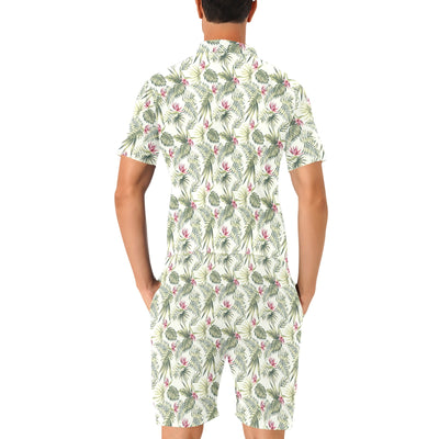 Bird Of Paradise Pattern Print Design 04 Men's Romper