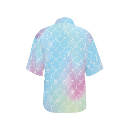 Rainbow Pattern Print Design A06 Women's Hawaiian Shirt