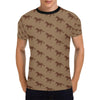 Horse Brown Print Design LKS307 Men's All Over Print T-shirt