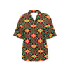 Kente Pattern Print Design 01 Women's Hawaiian Shirt