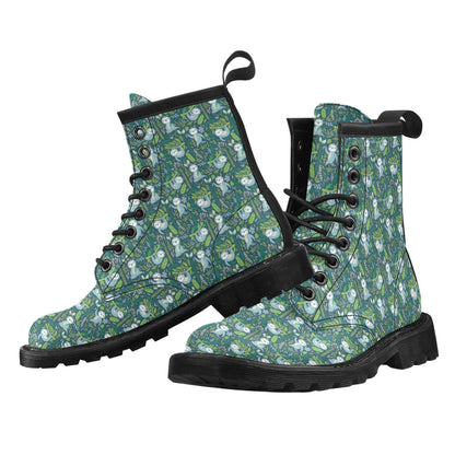 Sloth Print Design LKS304 Women's Boots