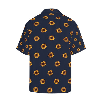Sunflower Print Design LKS304 Men's Hawaiian Shirt