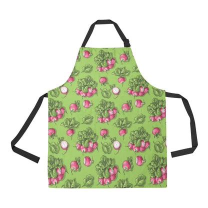 Radish Pattern Print Design A05 Apron with Pocket