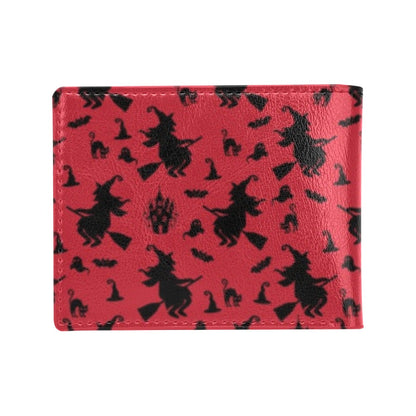 Witch Print Design LKS303 Men's ID Card Wallet