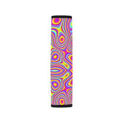 Liquid Pattern Print Design 06 Car Seat Belt Cover