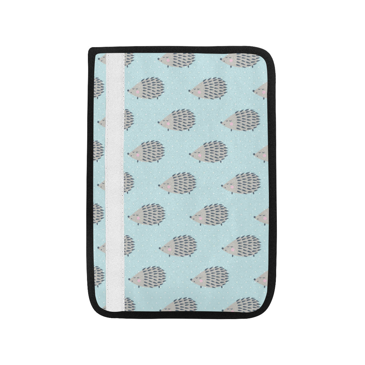 Hedgehog Pattern Print Design 02 Car Seat Belt Cover