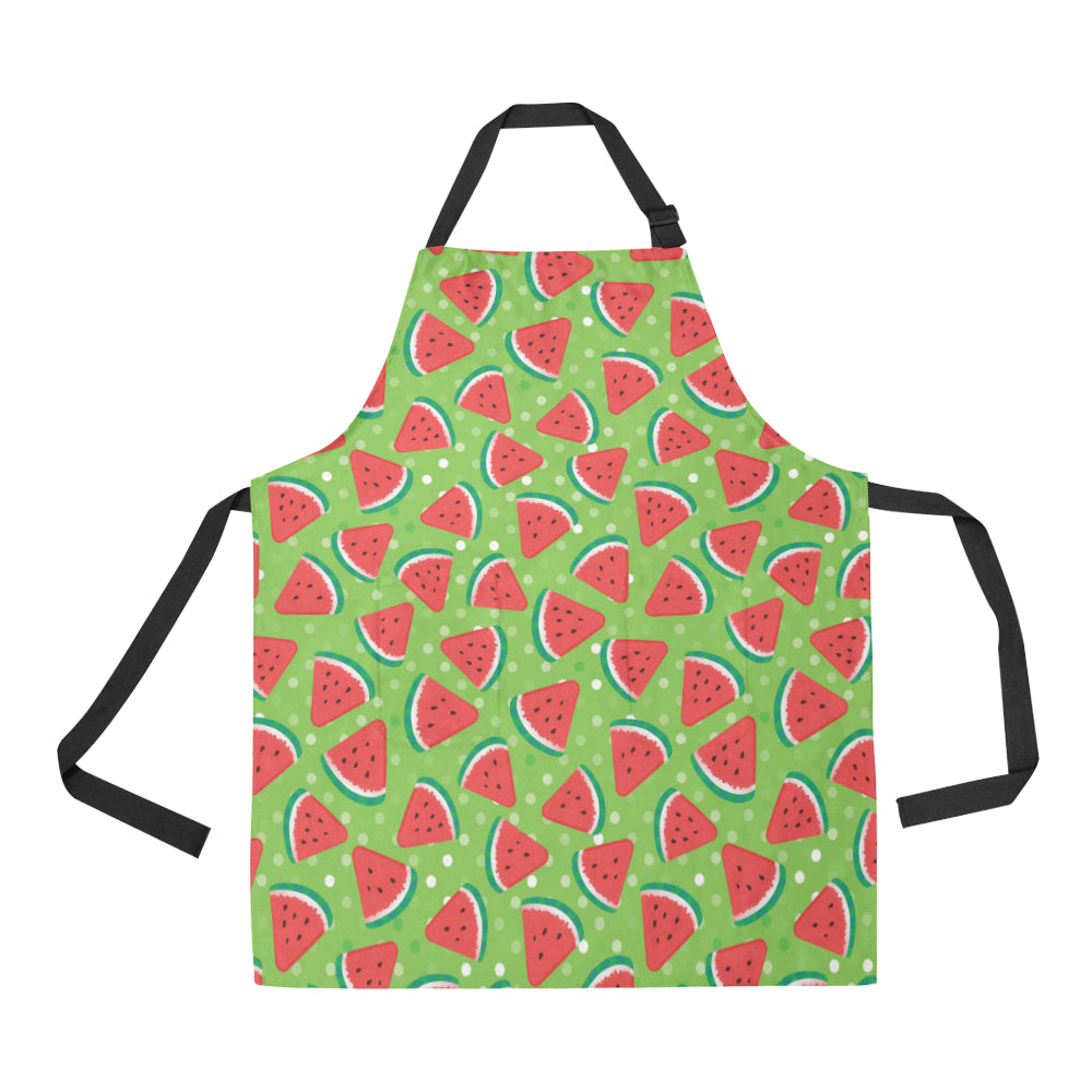 Watermelon Pattern Print Design WM05 Apron with Pocket