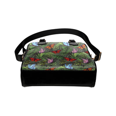 Monarch Butterfly Pattern Print Design 04 Shoulder Handbag