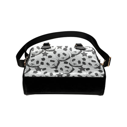 Panda Pattern Print Design A02 Shoulder Handbag