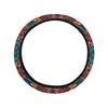 Ethnic Style Print Pattern Steering Wheel Cover with Elastic Edge