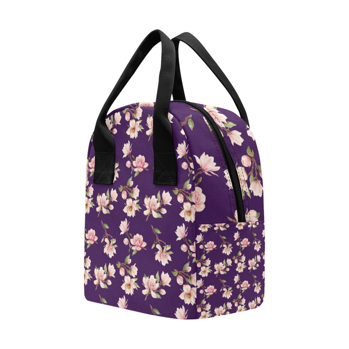 Magnolia Pattern Print Design MAG02 Insulated Lunch Bag