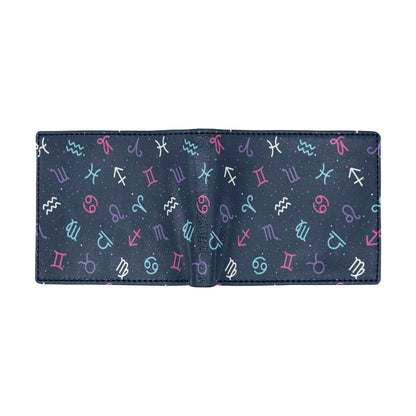 Constellation Pattern Print Design 04 Men's ID Card Wallet
