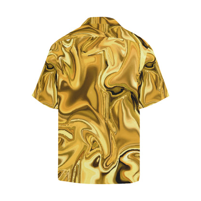 Liquid Pattern Print Design 03 Men's Hawaiian Shirt