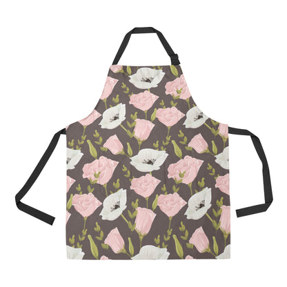 Anemone Pattern Print Design AM011 Apron with Pocket