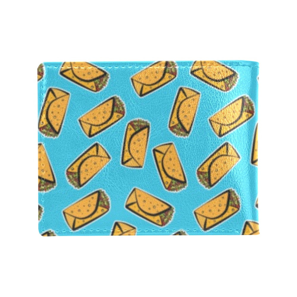 Burrito Print Design LKS301 Men's ID Card Wallet