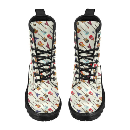 Electric Guitar Print Design LKS404 Women's Boots