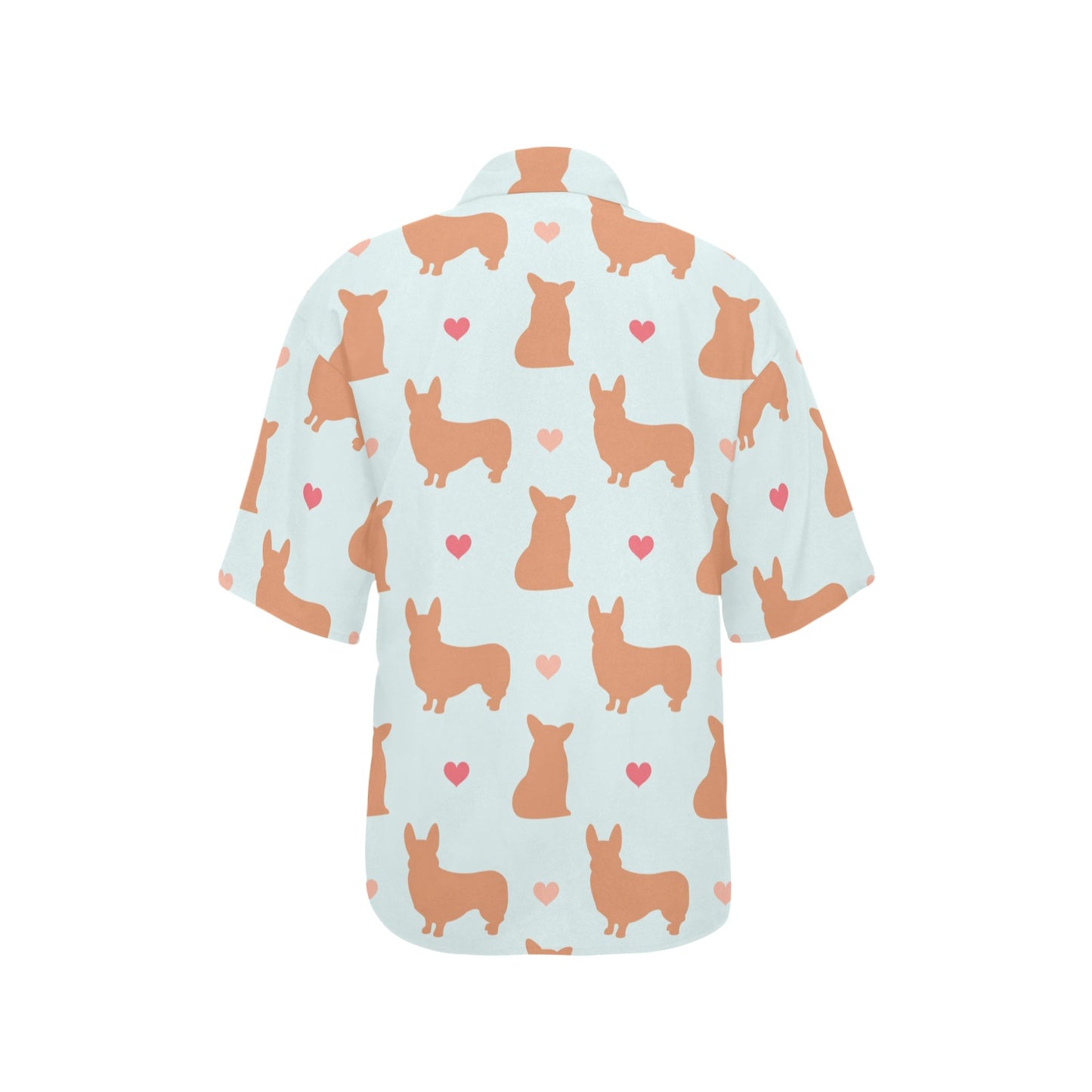 Pembroke Welsh Corgis Pattern Print Design A01 Women's Hawaiian Shirt