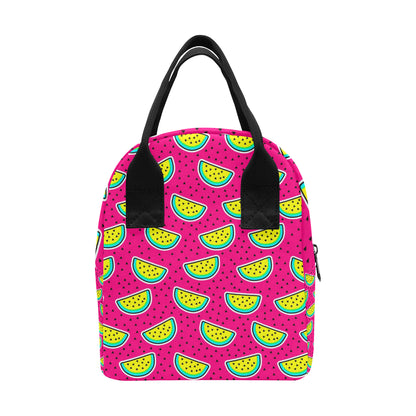 Watermelon Pattern Print Design WM04 Insulated Lunch Bag