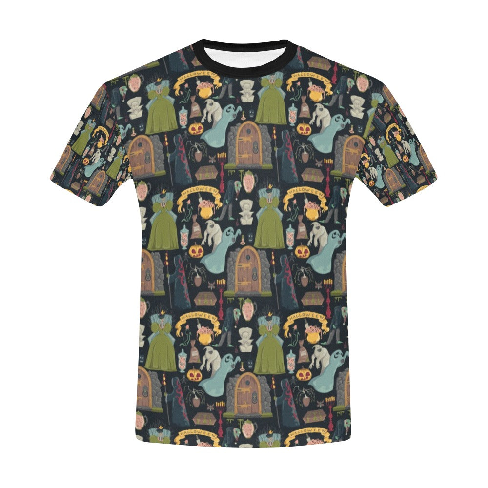 Creepy Halloween Print Design LKS304 Men's All Over Print T-shirt