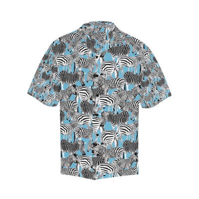 Zebra Print Design LKS305 Men's Hawaiian Shirt