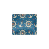 Anchor Pattern Print Design 02 Men's ID Card Wallet