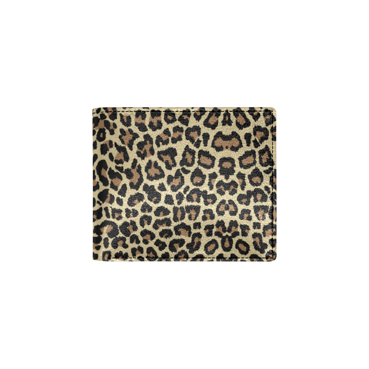 Cheetah Pattern Print Design 02 Men's ID Card Wallet