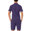 Bicycle Pattern Print Design 01 Men's Romper